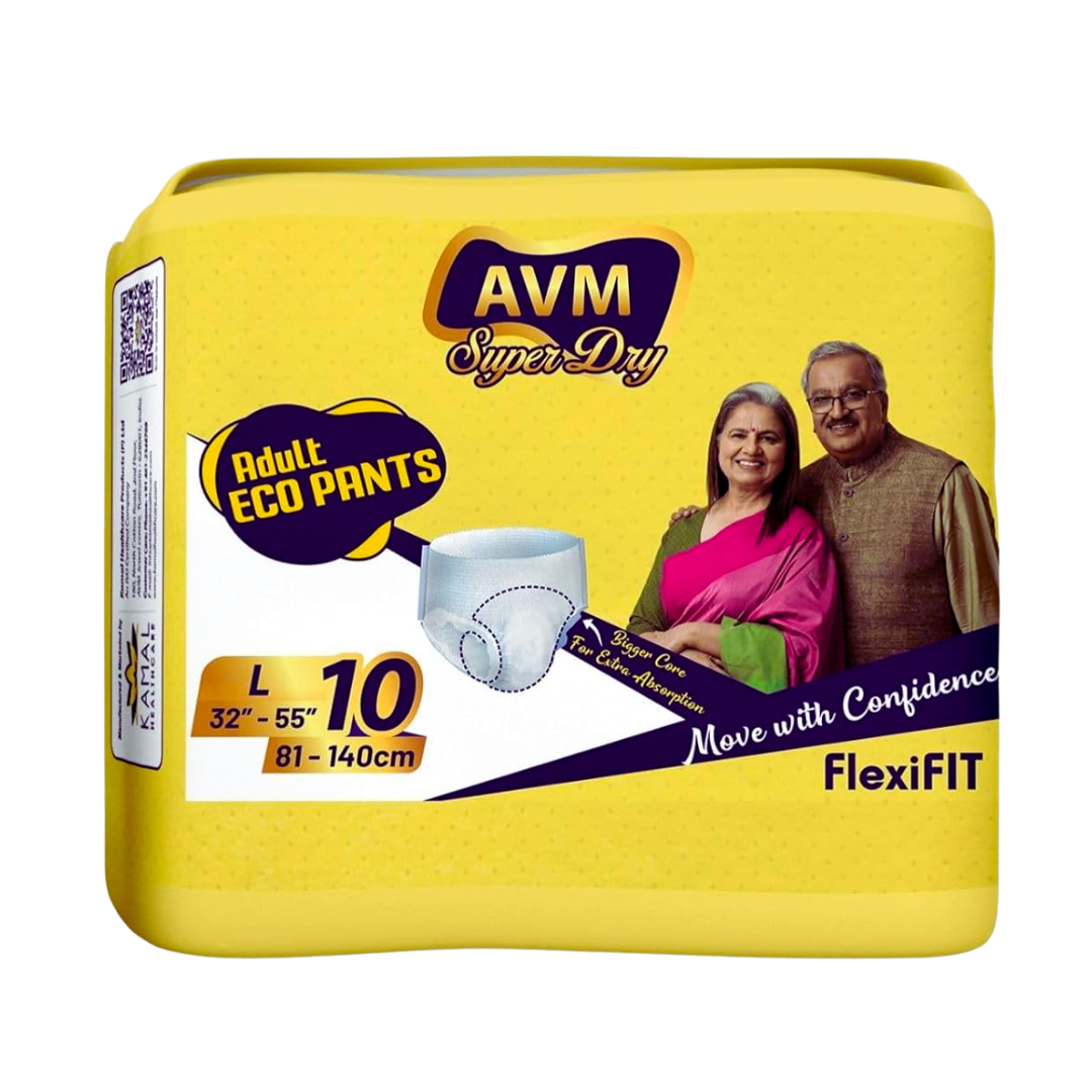 AVM Super Dry ECO Pants Adult Diaper  | 10 Pcs